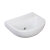RAK Compact Special Needs HO Cloakroom Basin 380mm Wide - 0 Tap Hole