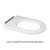 RAK Compact Rimless Back to Wall Comfort Height Pan White - Excluding Seat