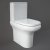 RAK Compact Deluxe Comfort Height Flush-to-Wall Toilet with Push Button Cistern - Soft Close Seat