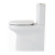 RAK Compact Deluxe Comfort Height Flush-to-Wall Toilet with Push Button Cistern - Soft Close Seat