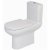 RAK Compact Extended Deluxe Rimless Close Coupled Pan Push Button Cistern - Excluding Seat