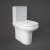RAK Compact Rimless Flush-to-Wall Pan without Soft Close Seat
