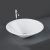 RAK Cone Sit-On Countertop Basin 380mm Wide - 0 Tap Hole