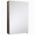 RAK Cube Mirrored Bathroom Cabinet 600mm H x 400mm W - Stainless Steel
