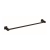 RAK Cubis Single Towel Bar 600mm Wide - Black