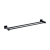 RAK Cubis Double Towel Bar 600mm Wide - Black