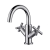 RAK Ella Mono Basin Mixer Tap Dual Handle - Chrome