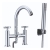 RAK Ella Bath Shower Mixer Tap - Chrome