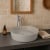 RAK Feeling Round Countertop Wash Basin 420mm Wide - Matt Cappuccino