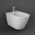 RAK Feeling Rimless Wall Hung Bidet 520mm Projection - Matt White | Thumbnail Image
