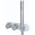 RAK Feeling Thermostatic Round Dual Outlet Concealed Shower Valve with Handset - White