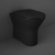 RAK Feeling Rimless Back to Wall Toilet with Soft Close Seat - Matt Black