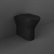 RAK Feeling Rimless Back to Wall Toilet with Soft Close Seat - Matt Black