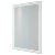 RAK Hermes Portrait LED Mirror with Switch and Demister Pad 800mm H x 600mm W Illuminated