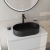 RAK Ingot Oval Countertop Wash Basin 550mm Wide - Black