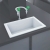 RAK Laboratory 3 Ceramic Belfast Kitchen Sink 1.0 Bowl 585mm L x 380mm W - Alpine White