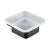 RAK Moon Square Soap Dish Wall Mounted - Black