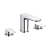 RAK Moon 3-Hole Bath Filler Tap Deck Mounted - Chrome