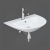 RAK Morning Wall Hung Basin 500mm Wide - 1 Tap Hole