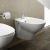 RAK Morning Wall Hung Bidet 520mm Projection - Exposed Fitting