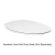 RAK Morning Rimless Wall Hung Pan With Exposed Fitting White - Excluding Seat