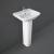 RAK Origin 62 Basin and Full Pedestal 450mm Wide - 1 Tap Hole
