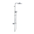 RAK Origin Thermostatic Square Bar Mixer Shower with Shower Kit + Fixed Head - Chrome