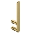 RAK Petit Round Spare Toilet Paper Holder - Brush Gold