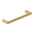 RAK Petit Square Towel Bar 240mm Wide - Brush Gold