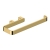 RAK Petit Square Towel Ring - Brush Gold