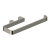 RAK Petit Square Towel Ring - Brushed Nickel