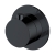 RAK Petit Round Concealed Diverter For Dual Outlet- Matt Black