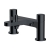 RAK Petit Round Bath Shower Mixer Tap Pillar Mounted - Matt Black | Thumbnail Image