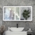 RAK Picture Soft LED Illuminated Bathroom Mirror with Demister Pad 600mm H x 1000mm W - Chrome | Thumbnail Image