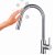 RAK Prague One Touch Kitchen Sink Mixer Tap with Pull Out Spout - Chrome