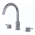 RAK Prima Tech 3-Hole Bath Filler Tap Deck Mounted - Chrome