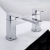 RAK Resort Bath Filler Tap Pillar Mounted Chrome