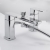 RAK Resort Bath Shower Mixer Tap Pillar Mounted - Chrome
