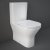 RAK Resort Mini Rimless Close Coupled Back to Wall Toilet Pack - Slim Sandwich Soft Close Seat
