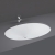 RAK Rosa Inset Undermount Countertop Basin 570mm Wide - 0 Tap Hole