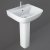 RAK Series 600 Bathroom Suite Close Coupled Toilet and Basin 520mm Wide - 1 Tap Hole