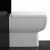 RAK Series 600 Rimless Back to Wall Toilet - Slimline Wrapover Urea Soft Close Seat