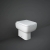 RAK Series 600 Rimless Back to Wall Toilet - Slimline Wrapover Urea Soft Close Seat