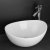 RAK Shell Sit-On Countertop Basin 395mm Wide - 0 Tap Hole