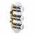 RAK Thermostatic Round 3 Outlet Concealed Shower Valve Triple Handle - Chrome
