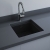 RAK Silvia Drop in Kitchen Sink 450mm L x 475mm W - Matt Black