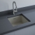 RAK Silvia Drop in Kitchen Sink 450mm L x 475mm W - Matt Greige