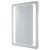 RAK Tanzanite LED Portrait Mirror with Switch and Demister Pad 800mm H x 600mm W Illuminated