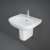 RAK Tonique Basin with Semi Pedestal 550mm Wide - 1 Tap Hole | Thumbnail Image