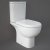 RAK Tonique Close Coupled Open Back Toilet with Soft Close Wrapover Seat